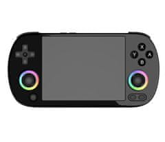 slomart Retro igralna konzola ANBERNIC RG40XX H Black - prenosna, več kot 20 emulacij, RGB osvetlitev, 1 GB RAM, 3200 mAh baterija