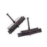 G21 pritrditev terasne plošče na nosilec WPC terasne plošče s črnim vijakom