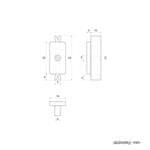 G21 Pritrditev terasne plošče na nosilec terasnih plošč WPC z jeklenim vijakom
