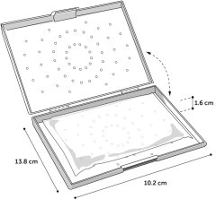 Flamingo Hladilna blazinica za glodavce iz plastike z notranjim polnilom 14x10x1,6cm