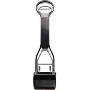 Flamingo Zbiralnik pasjih iztrebkov 63x13cm črno-siv