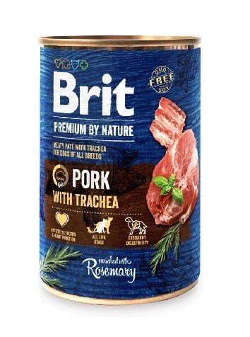 Brit BRIT Premium by Nature Puran s Trahacijo - Mokra pasja hrana za vse pasme - 400 g, brez glutena in umetnih barvil