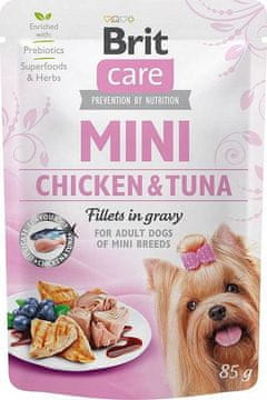 Brit BRIT Care Mini Mokra Hrana za Pse: Tuna & Piščanec, 85 g - Brez sladkorja, brez konzervansov, primerna za majhne pasme