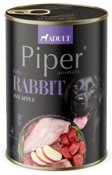 DOLINA NOTECI Dolina Noteci Piper mokra hrana za pse, kunec in jabolko, 800g