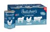 BUTCHER'S Original Junior Mega paket mešanica mokre hrane za pse - 6 x 400g, brez glutena in sladkorja