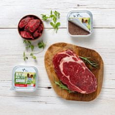 VetExpert RAW PALEO Pate Mini Adult Goveje meso - mokra hrana za pse - 150 g, brez žit, brez umetnih barvil, podpora prebavi