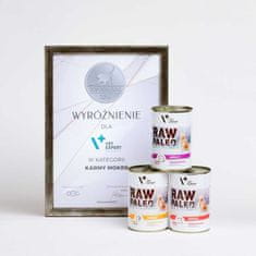 VetExpert RAW PALEO Monoproteinski goveji mokri pasji hranilnik - 400 g za odrasle pse vseh pasem, brez glutenov in soje