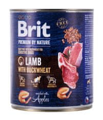 Brit BRIT Premium by Nature - Suha pasja hrana z jagnjetinom in ajdo, 800 g - brez glutena in umetnih dodatkov
