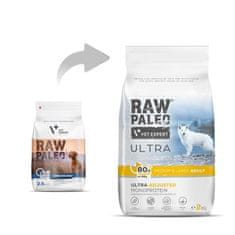 VetExpert RAW PALEO Suha hrana za pse z puranom za odrasle srednje in velike pasme - 2 kg - Brez glutena, brez soje, monoproteinska