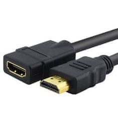 PremiumCord Kabel HDMI-HDMI M/F Podaljševalni kabel 5 m