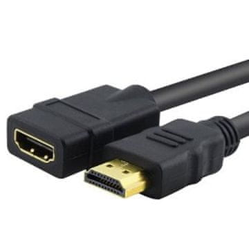 PremiumCord Kabel HDMI-HDMI M/F Podaljševalni kabel 3 m