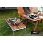 Cattara žar na oglje DOUBLE 2x 38cm potovalni