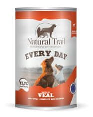 slomart NATURAL TRAIL Every Day mokra hrana za pse z govedino - 400g, brez glutena, brez žit, primerna za vse pasme