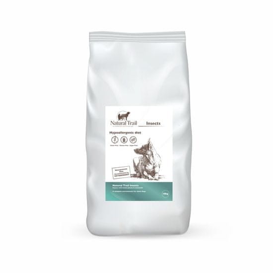 slomart NATURAL TRAIL Premium Insects Suha hrana za pse 10kg - brez žit, brez umetnih barvil, za vse pasme, brez sladkorja