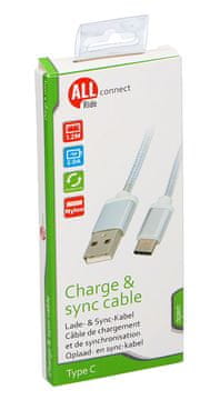 ALLRIDE Connect polnilni kabel tipa C, 120 cm