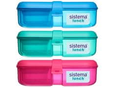 Sistema Lunch box Lunch Ribbon s posodico za jogurt 1,1 l, mešanica barv