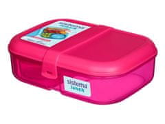 Sistema Lunch box Lunch Ribbon s posodico za jogurt 1,1 l, mešanica barv