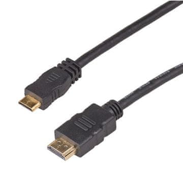 Akyga Kabel HDMI 1.4 (M)/mini-HDMI 1.4 (M), 1 m