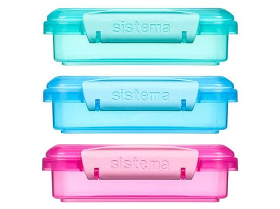 Sistema Sistema Lunch škatla za sendviče 450 ml, mešanica barv