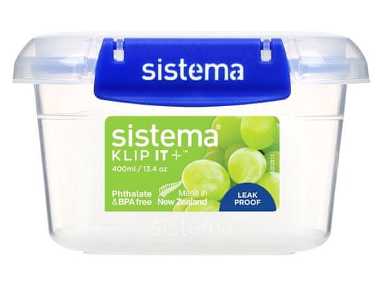 Sistema Sistema KLIP IT PLUS škatla za hrano 2 posnetka 400 ml