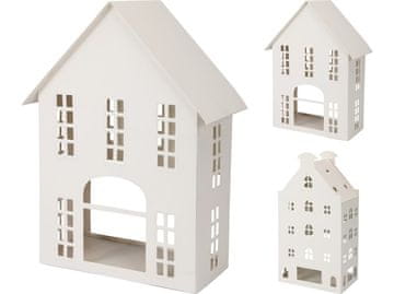 Svečnik 200x110x320mm za čajno lučko hišna mešanica, bela