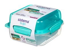 Sistema Sistema TO GO škatla za kosilo Flip and Nest 1,24 l, mešanica barv