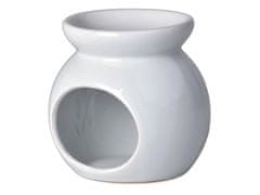 Aromalampa keramika 91x90 mm, bela