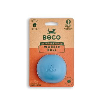 Beco Wobble Ball Toy za pse modra 7,6cm