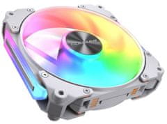 Cougar ventilator APOLAR 120 ARGB (3 pakiranja) 120mm hidro dinamični ležaji modularni beli
