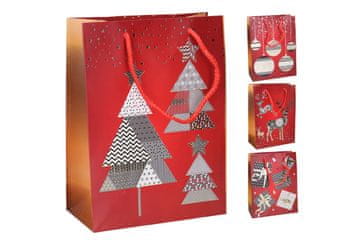 Darilna vrečka L 31x40x12 cm Božič