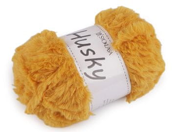 Pletena preja Husky 100 g - gorčica