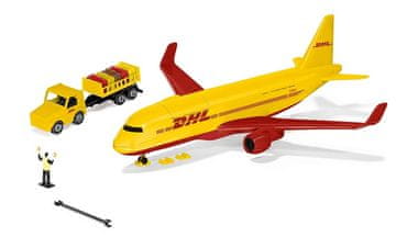 SIKU Super - DHL tovorno letalo z dodatki