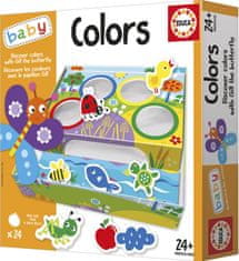 Educa Baby Barvno razvrščanje z metuljem Gill 4x6 kosov