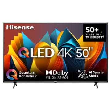 Hisense 50E7NQ televizor, QLED, Smart TV