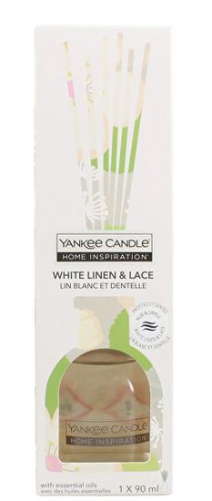 Yankee Candle Aroma difuzor Home Inspiration White Linen & Lace 90 ml