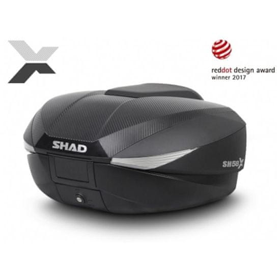 SHAD Moto kovček SH58X CARBON