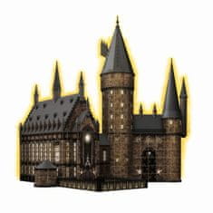 Ravensburger 3D sestavljanka: (Nočna izdaja): grad Harry Potter Hogwarts/Grand Hall 540 kosov