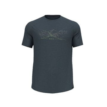 ODLO Majice mornarsko modra Ascent Performance Wool 130