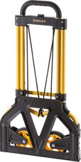 Stanley Folding Steel Trolley STANLEY 70kg SXWT-FT580-SP - Ročna vozička za enostavno prenašanje, črna/rumena, z gumiranimi kolesi
