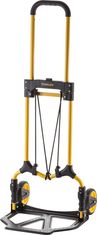 Stanley Folding Steel Trolley STANLEY 70kg SXWT-FT580-SP - Ročna vozička za enostavno prenašanje, črna/rumena, z gumiranimi kolesi