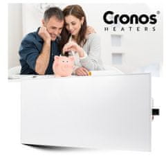 slomart Kronos Synthelith Pro CRP-600TWP 600W bel infrardeči grelnik z WiFi povezavo in daljinskim upravljalnikom