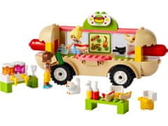 LEGO LEGO Friends 42633 Avtodomček s hot dogi, 100 delov, za otroke od 4. leta, vključuje 2 minifiguri