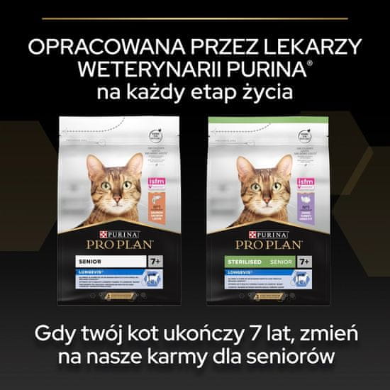 slomart PURINA Pro Plan Sterilizirane Vitalne Funkcije - Suha hrana za mačke s postrvi 400g