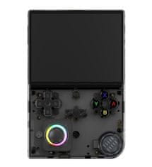 slomart Retro igralna konzola ANBERNIC RG40XX V Black / Transparent, 1.5 GHz, Wi-Fi, Bluetooth, 15 gumbov, 3200 mAh, 640x640 IPS zaslon.