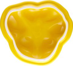 slomart Mini Cocotte Peppers STAUB 40500-324-0 - Rumena keramična posoda z pokrovom, 0.45 L, odporno na temperature od -20 °C do 300 °C