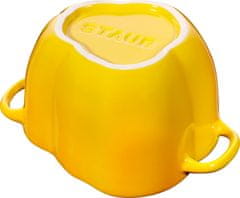 slomart Mini Cocotte Peppers STAUB 40500-324-0 - Rumena keramična posoda z pokrovom, 0.45 L, odporno na temperature od -20 °C do 300 °C
