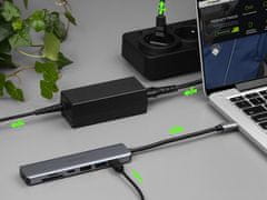 Tracer Tracer TRAPOD46997 doking postaja za prenosnike USB Type-C iz aluminija, z USB napajanjem, HDMI in čitalnikom pomnilniških kartic, 2 leti garancije.