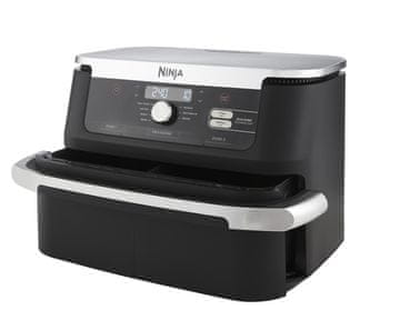 slomart Ninja AF500EU dvojni vroči zrak cvrtnik 10,4 L, 2470 W, samostojen, črn, nerjaveče jeklo, 7 programov kuhanja