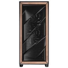 Antec Flux PRO Full Tower okno leseno črno/rjavo gaming ohišje
