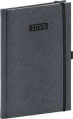 Notique Tedenski dnevnik Diario 2025, črn, 15 x 21 cm